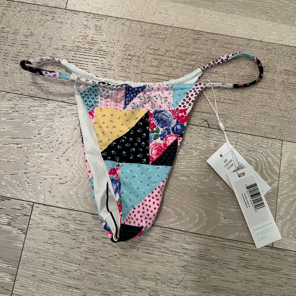 Frankies Bikinis patchwork bottoms